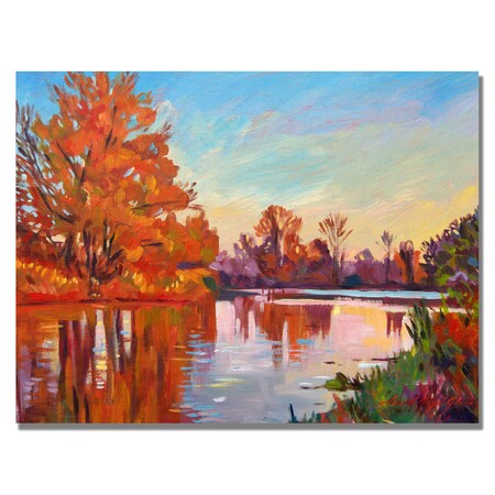 Trademark Fine Art David Lloyd Glover 'Reflected Impressions' Canvas Art, 30x47 DLG0230-C3047GG